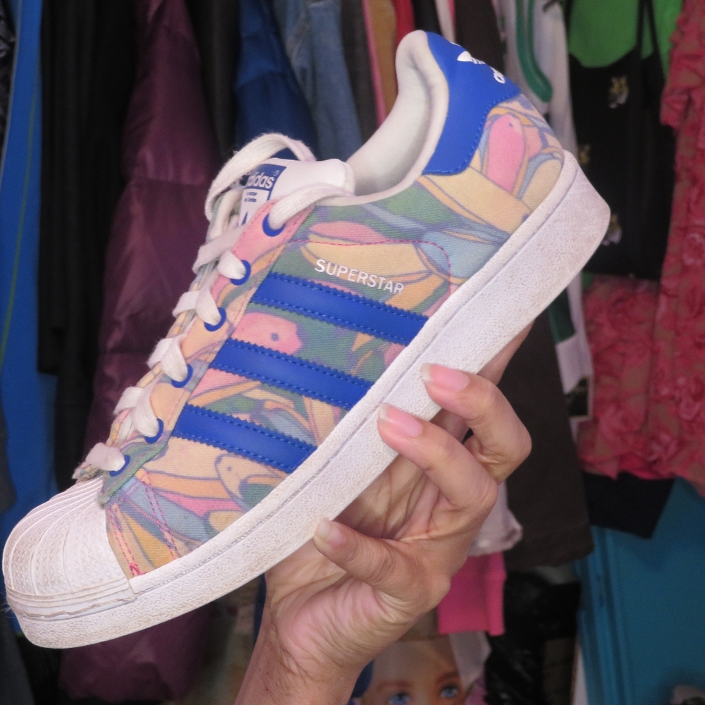 Adidas Superstars Blue Lab Floral 2016